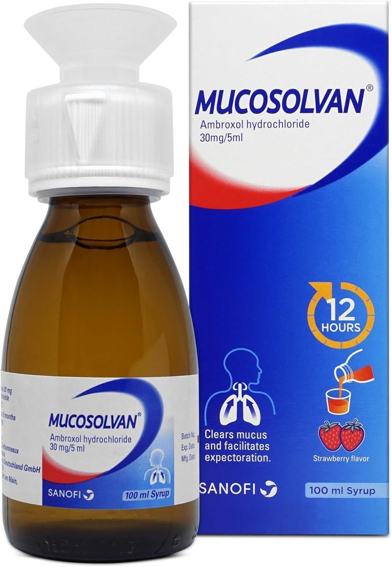 Mucosolvan 30mg Cough Syrup for Chest Relief - 100ml
